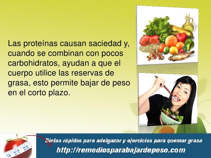Alimentos ricos en proteinas para bajar de peso