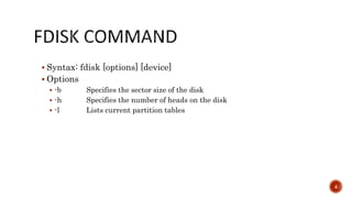 3 - Disk Partitioning in Red Hat | PPTX