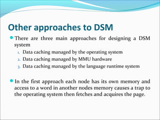 distributed shared memory | PPT