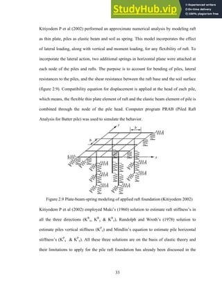 3-D MODELING OF PILED RAFT FOUNDATION | PDF