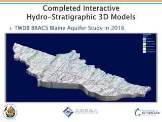  TWDB BRACS Blaine Aquifer Study in 2016
 