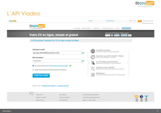 L’API Viadeo




DoYouBuzz          5
 