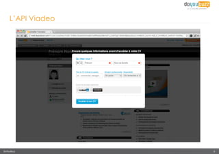 L’API Viadeo




DoYouBuzz          6
 
