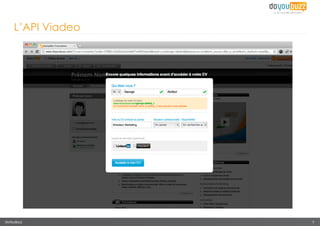 L’API Viadeo




DoYouBuzz          7
 