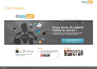 L’API Viadeo




DoYouBuzz          4
 