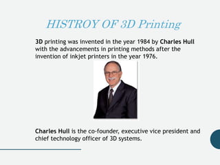 3 D printing | PPTX