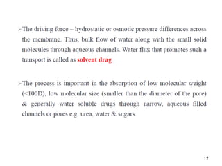 3-Drug Absorption and it's Distribution.pptx