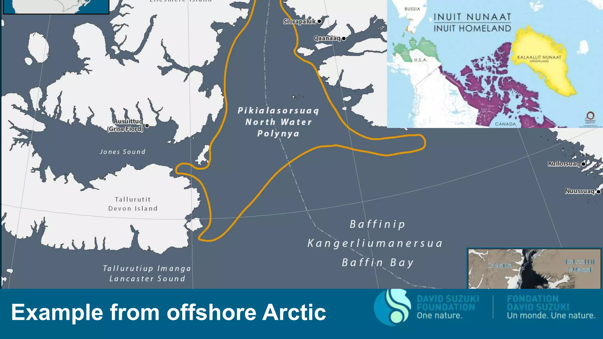 Example from offshore Arctic
 