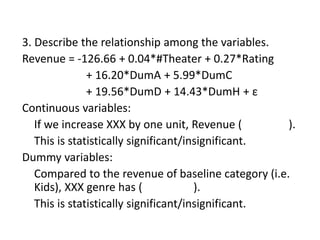 Dummy Variable Regression Analysis | PPTX