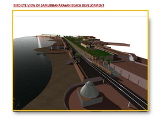 BIRD EYE VIEW OF SAMUDRANARAYAN BEACH DEVELOPMENT
 