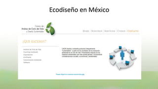 Ecodiseño en México
 