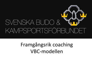 Framgångsrik coaching VBC-modellen 
