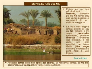 EGIPTE. INTRODUCCIÓ. Slide 18