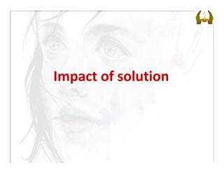 Impact of solution
 