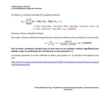 3. y riesgo carteras