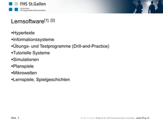 Dipl.Päd. Mag [FH] Frank Weber
Beispiele Lernspiele / Spielgeschichten
Conni Mathe-Lernspiel 2. Klasse (Carlsen Verlag)
Physikus (Klett Verlag)
 