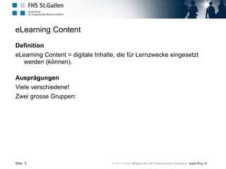 Dipl.Päd. Mag [FH] Frank Weber
Übungs- und Testprogramme 
(Drill-and-Practice)
• z.B. Vokabel-, Mathematik- oder Rechtschreibtrainer
• Bereits erarbeiteter Lernstoff wird trainiert 
(Wiederholung, Vertiefung, Kontrolle)
• Unmittelbare Rückmeldung, angemessene “Belohnung”
• Individualisierung: Wahlmöglichkeit von Thema, Schwierigkeitsgrad,
Übungsform, Tempo, Wettkampfstufe
• Zusatzfunktionen: Lerndiagnose, Fehlerprotokolle,
Speichermöglichkeiten
 