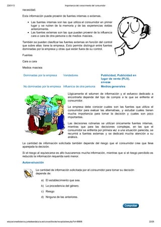 MARKETING EN EL PUNTO DE VENTA - TEMA 3 ANÁLISIS DEL CONSUMIDOR - FP A ...