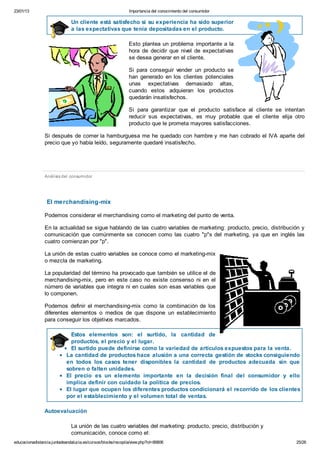MARKETING EN EL PUNTO DE VENTA - TEMA 3 ANÁLISIS DEL CONSUMIDOR - FP A ...