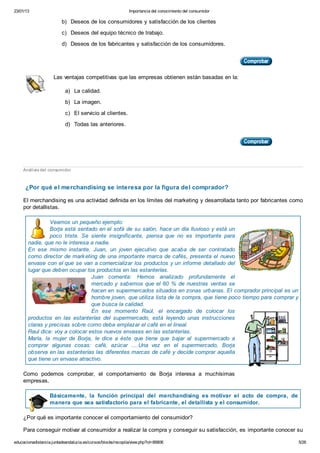 MARKETING EN EL PUNTO DE VENTA - TEMA 3 ANÁLISIS DEL CONSUMIDOR - FP A ...