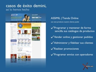 Elementos de una tienda online PM - Juan Pablo Giménez (Director General Demini)