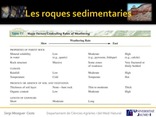 Sergi Meseguer Costa Departament de Ciències Agràries i del Medi Natural
 