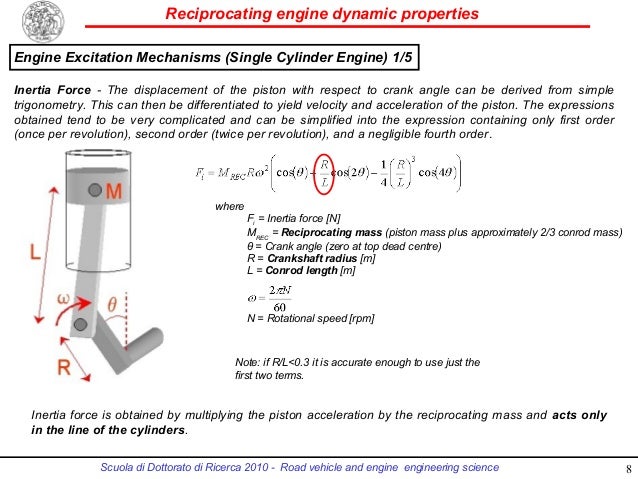 3 engine dynamic properties