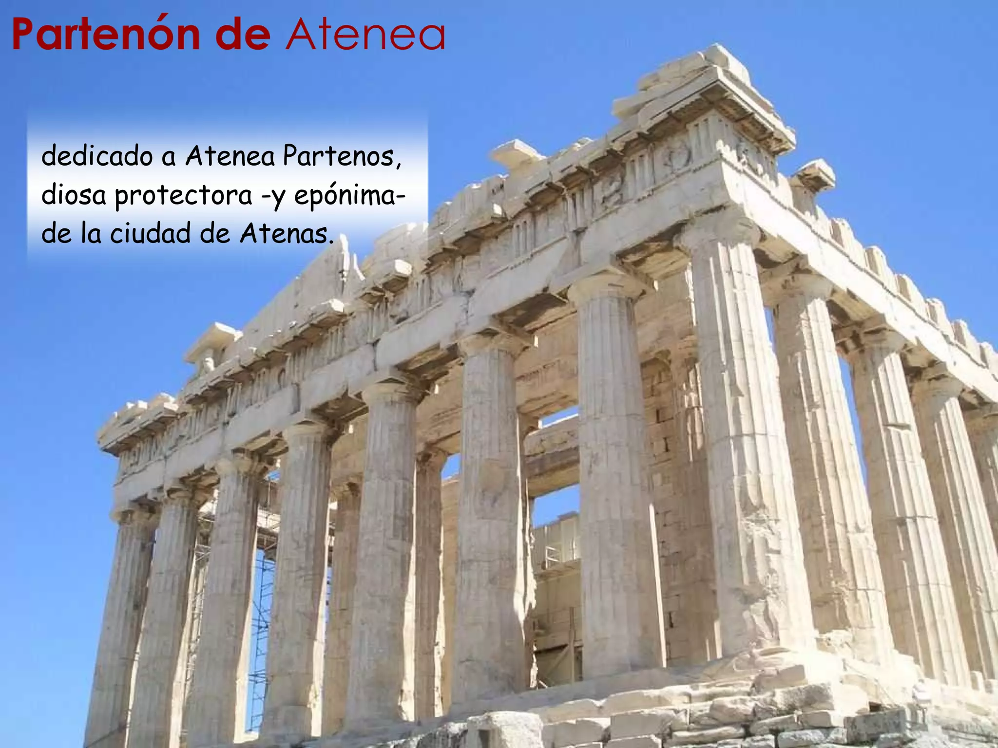 ESPACIOS Y MONUMENTOS DE LA ATENAS CLÁSICA | PPT