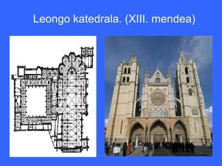 Leongo katedrala. (XIII. mendea)
 