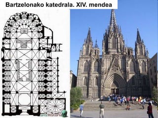 Bartzelonako katedrala. XIV. mendea
 