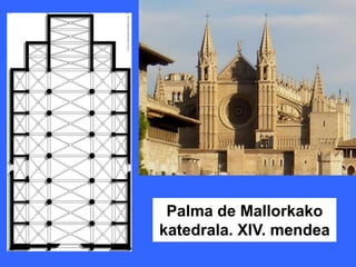 Palma de Mallorkako
katedrala. XIV. mendea
 
