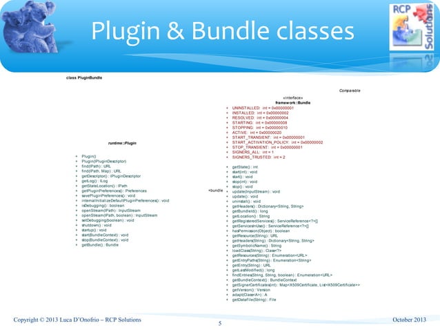 Eclipse Training - Main eclipse ecosystem classes | PPT