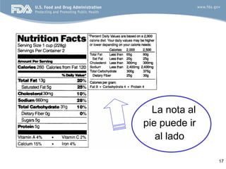 La nota al
pie puede ir
   al lado

               17
 