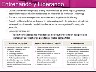 Posibilidad de probar otros estilos… ambiente seguro y espacio de formación Externo – Con Organizaciones AsociadasComunicación suele ser más estructurada, aunque haya relaciones más amicales de por medio