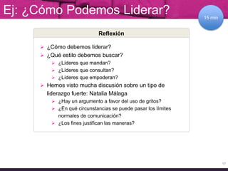 Unx facilitadorx tiene un rol crítico en el proceso de llegar a acuerdos y trabaja con todas las personas presentes para establecer estructuras efectivas¿Qué es unx Facilitadorx o Moderadorx?Secretarix de ActasLíderControladorx de TiempoAcordar el tiempo disponible para cada fase de la discusión con la facilitadorx