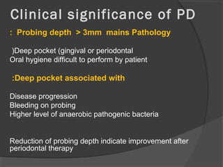 Probing Deep Periodontal examination and diagnosis | PPT