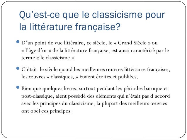 What is classicism What is classicism