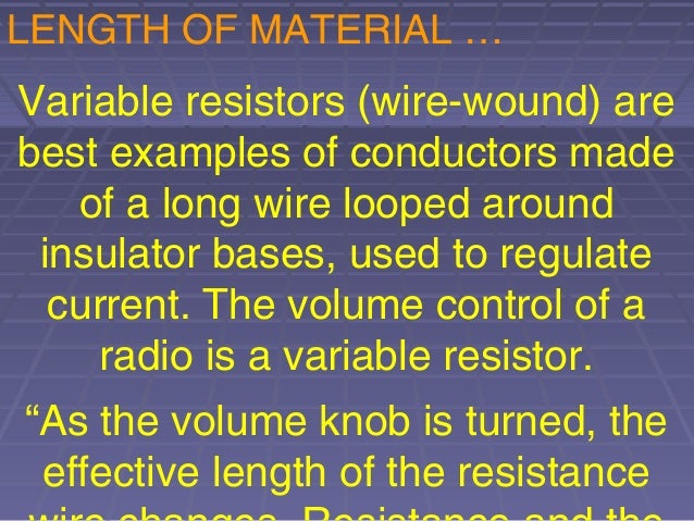 the length and area of wire affects its resistance essay Free essay: how the length of a wire affects its resistance in my physics coursework i am going to investigate the effect of the length of a wire on its. the length and area of wire affects its resistance essay Free essay: how the length of a wire affects its resistance in my physics coursework i am going to investigate the effect of the length of a wire on its.
