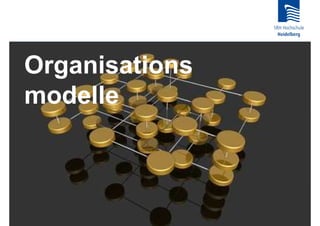 Organisations
modelle
 