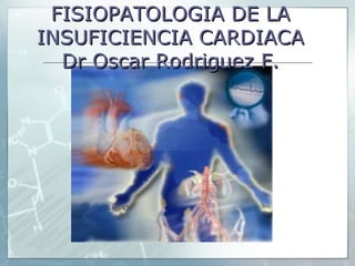 FISIOPATOLOGIA DE LA
INSUFICIENCIA CARDIACA
  Dr Oscar Rodriguez F.
 