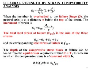 3-Flexural Analysis prestress concrete ppt | PDF