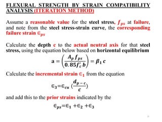 3-Flexural Analysis prestress concrete ppt | PDF