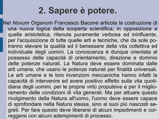 Lo schema baconiano della suddivisione delle scienze 