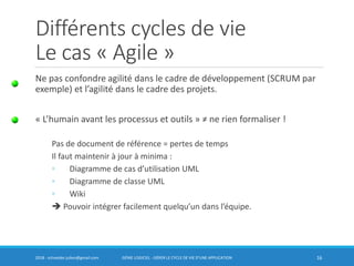 Génie Logiciel - Gérer le cycle de vie d'une application | PPTX