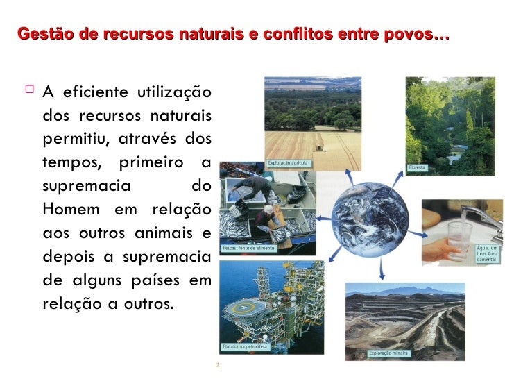 3 gestão sustentável dos recursos naturais