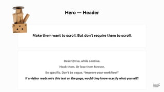 Hero — Header
Good examples
Visually design and develop sites from scratch. No coding.
Groceries delivered in 1 hour. Skip...