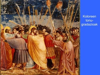 Koloreen
   tonu-
gradazioak
 