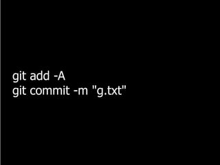 git add -A
git commit -m "g.txt"
 
