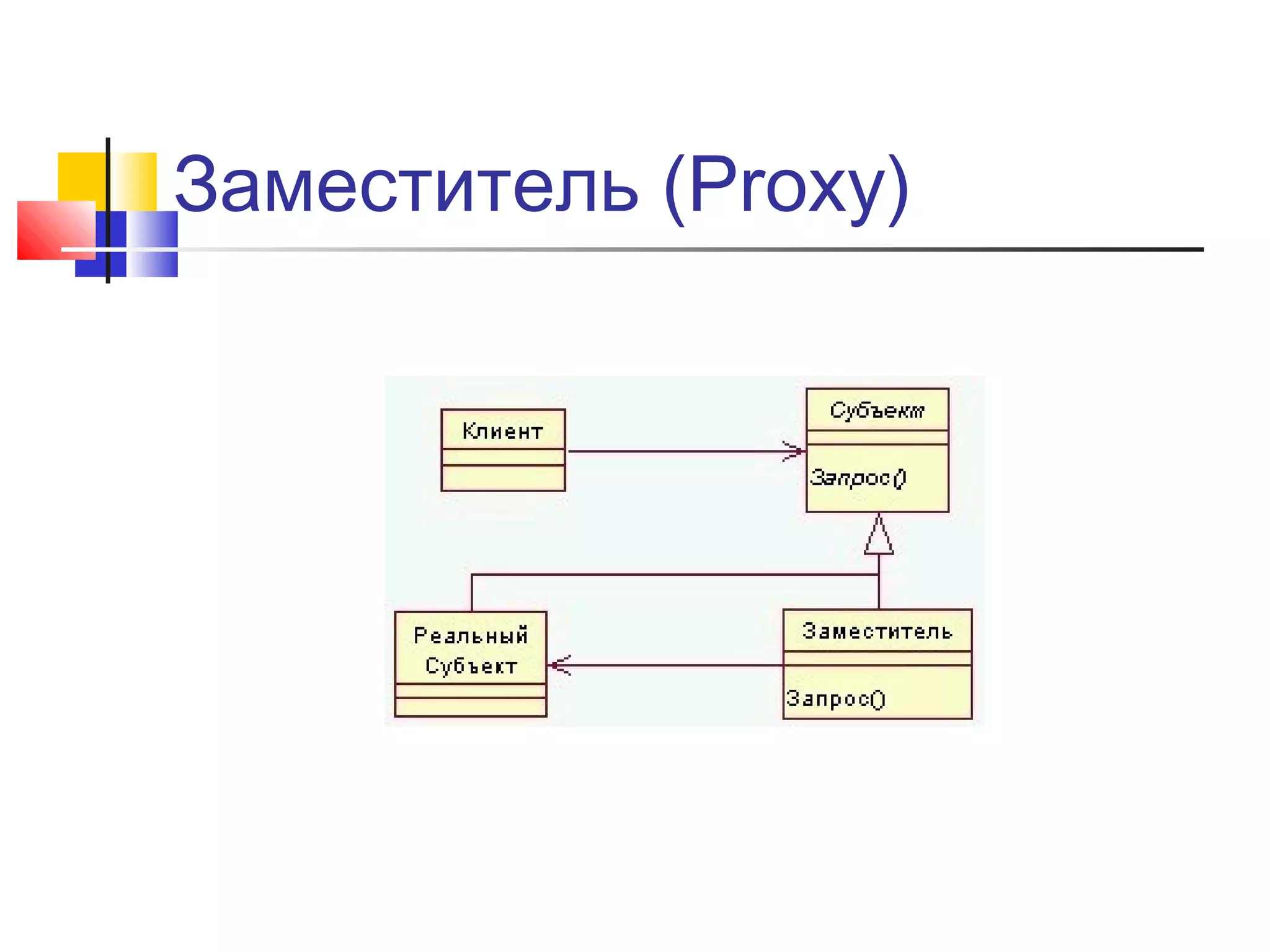 Заместитель (Proxy)

 