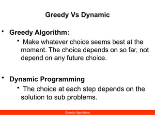 GreedyAlgorithms - Introduction to different kinds of greedy algorithms ...